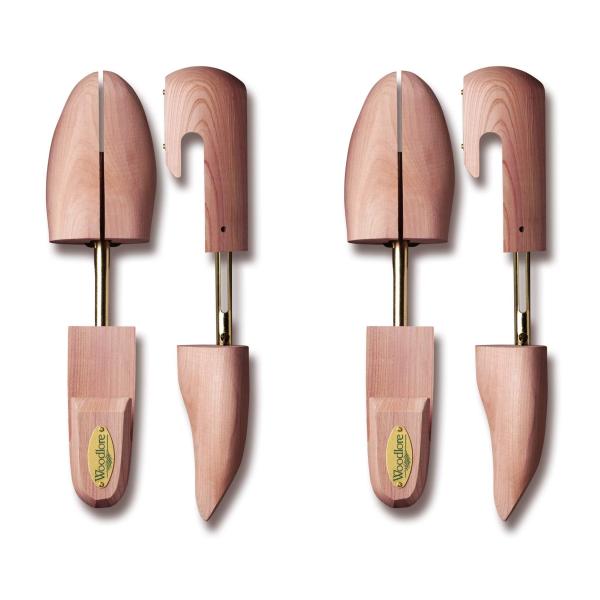 【並行輸入品】Woodlore シューツリー メンズ 2パック メンズ 組み合わせ アロマチック レ...