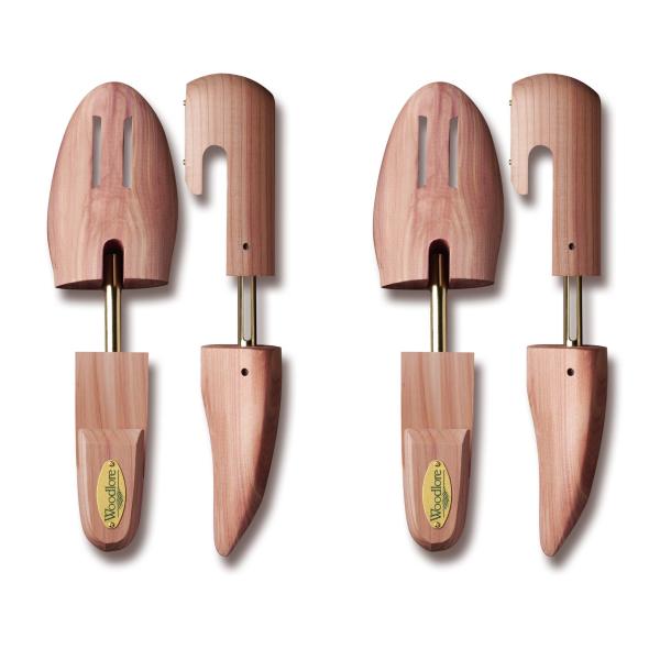 【並行輸入品】Woodlore Men’s Cedar Wood Shoe Trees (2 Pai...