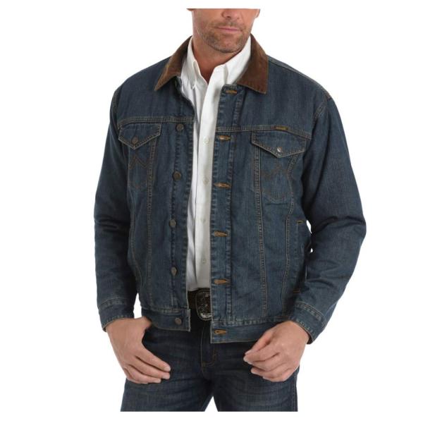 【並行輸入品】Wrangler メンズ コンシールドキャリーブランケット 裏地付きデニムジャケット,...