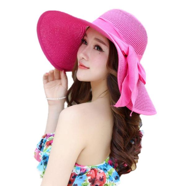 【並行輸入品】Summer Beach Sun Hat for Women UPF 50 Woman...