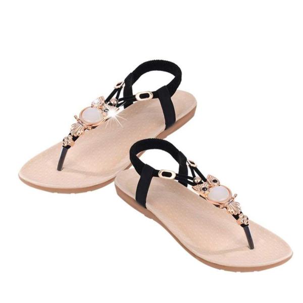 【並行輸入品】Women's Flat Flip Flop Slingback Sandals Me...