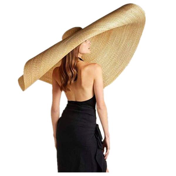 【並行輸入品】MEANIT Womens Sun Straw Hat Oversized Wide ...