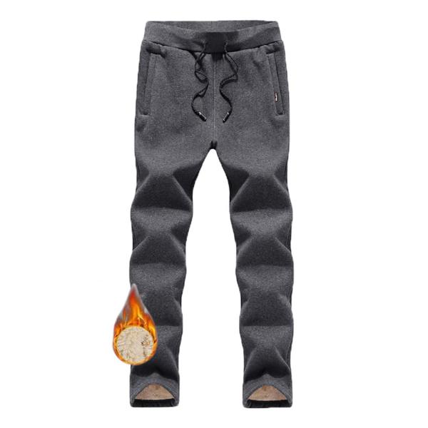【並行輸入品】Aprsfn メンズ シェルパ裏地 スウェットパンツ 厚手 暖かい アスレチックパンツ...