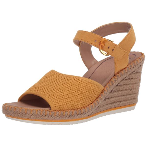 【並行輸入品】Dr. Scholl's Shoesレディースバレーアンクルストラップサンダル ゴール...