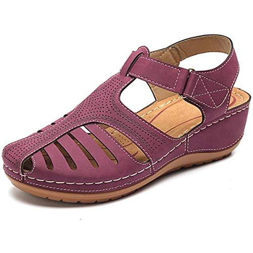 【並行輸入品】JITUUE Women's Summer Beach Wedge Sandals B...
