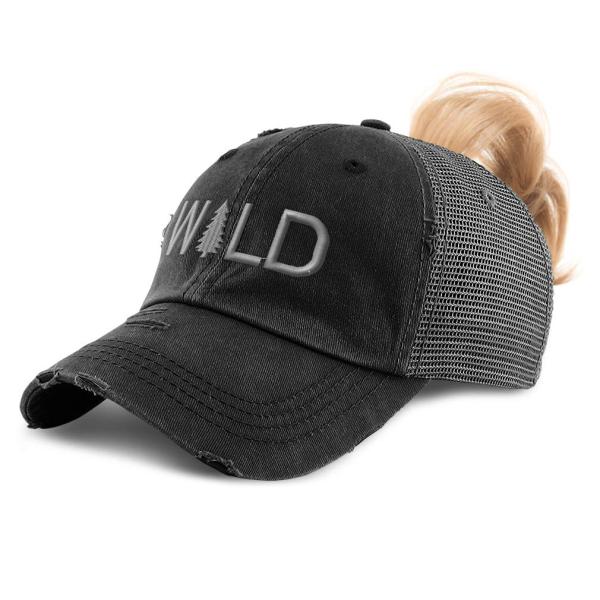 【並行輸入品】Speedy Pros Womens Ponytail Cap Wild Word w...