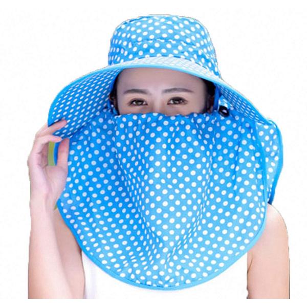 【並行輸入品】[ToBe U] 女性のUPF + 50サンバイザー取り外し可能なフラップハット折りた...