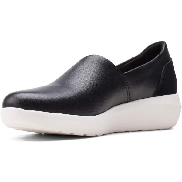 【並行輸入品】Clarks レディース ケイリー ステップ ローファー, ブラック レザー コンビ,...