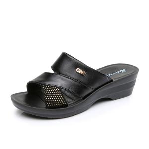 【並行輸入品】Women's Comfort Wedge Platform Slide Sandals Ladies Summer Open