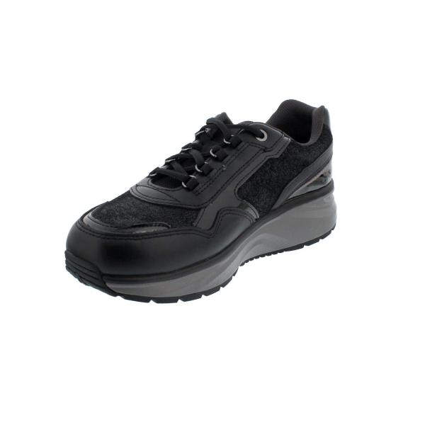 【並行輸入品】JOYA Tina II Women's Black Leather Sneaker ...