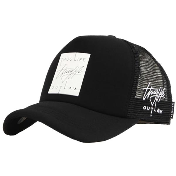 【並行輸入品】Thuglife ラバーボックスパッチ スポーツ アウトドア Kポップ メッシュ ベー...