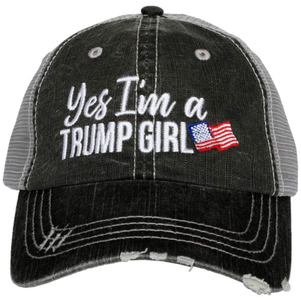 【並行輸入品】KATYDID Yes, I am a Trump Girl Baseball Hat...
