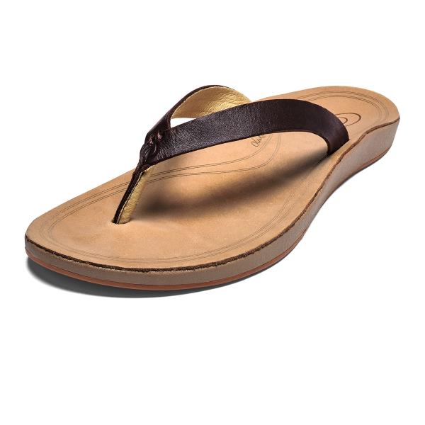 【並行輸入品】OLUKAI Nonohe Dark Java/Golden Sand 5 B (M)...