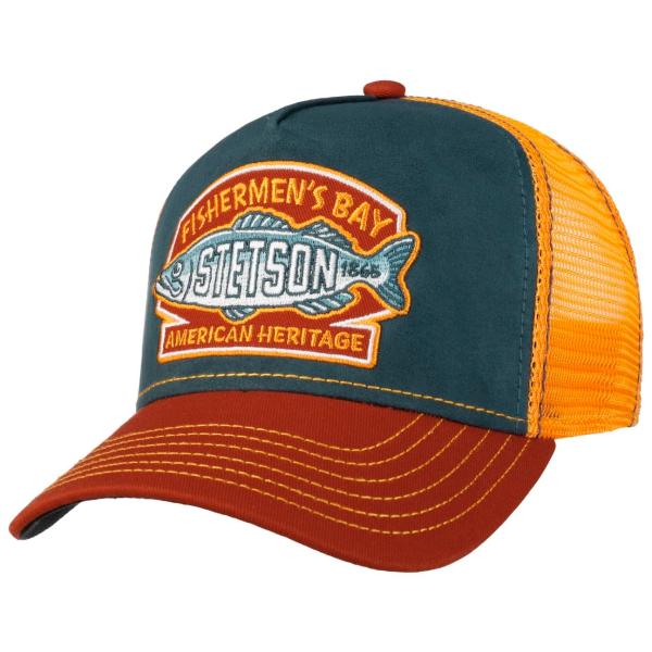 【並行輸入品】Stetson Fishermen´s Bay Trucker Cap Men Ora...