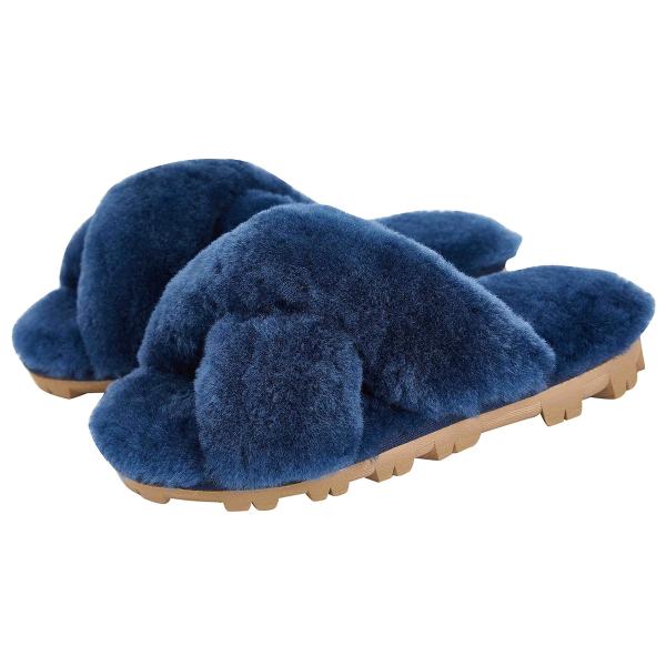 【並行輸入品】CLPP'LI Womens Cross Band Fluffy Fuzzette S...