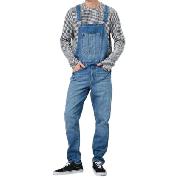 【並行輸入品】Cicilin Men's Denim Bib Overalls Jeans Jump...