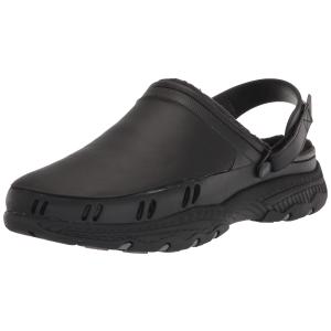 【並行輸入品】Skechers USA メンズ クレストン ウルトラシェルパ 裏地付きクロッグ, ブラック, 12 Skechers Men's