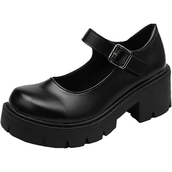 【並行輸入品】[Ulalaza] ゴス ロリ 靴 厚底 ロリータ靴 レディース かわいい コスプレ ...