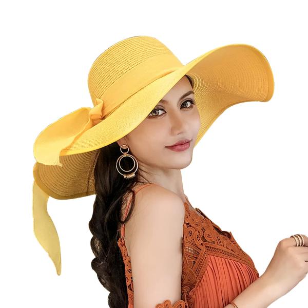 【並行輸入品】Women's Folable Floppy Hat,Wide Brim Sun Pr...