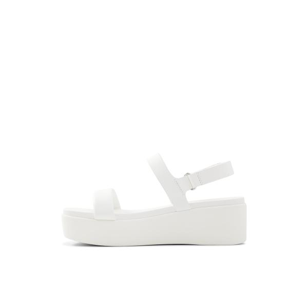 【並行輸入品】ALDO Women's Tisdal Wedge Sandal, Open Whit...
