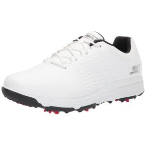 【並行輸入品】Skechers Men's Torque Waterproof Golf Shoe, White/Black Sole, 13