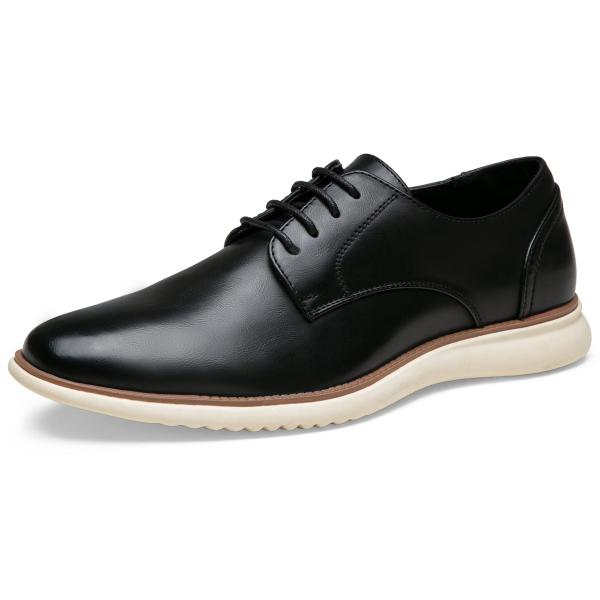 【並行輸入品】Jousen Men's Black Dress Shoes Formal Lace ...