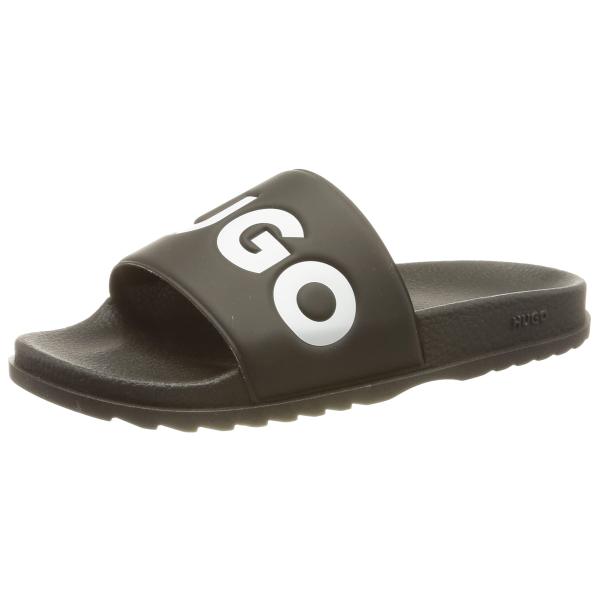 【並行輸入品】[HUGO] メンズ Match_it_Slid_rblg ミュール, ブラック///...