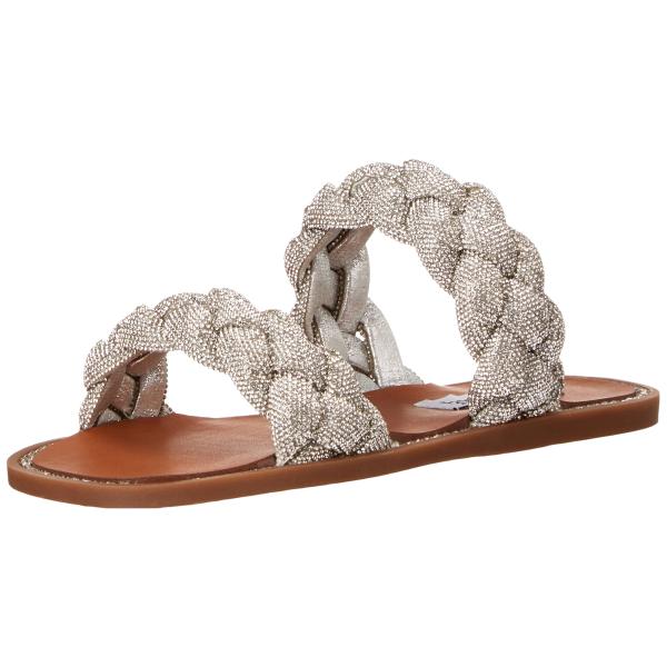 【並行輸入品】Steve Madden レディース 初心者 スライドサンダル, ラインストーン。, ...