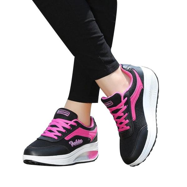 【並行輸入品】Hbeylia Platform Fashion Sneakers for Women...