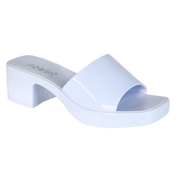 【並行輸入品】Women Jelly Chunky Block Heel Sandals Danie...