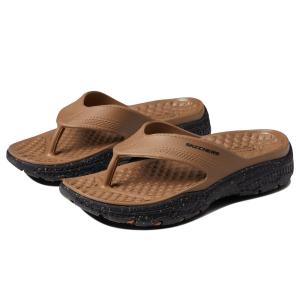 【並行輸入品】Skechers Foamies Creston Ultra Take A Break 3ポイントサンダル, チェスナット,