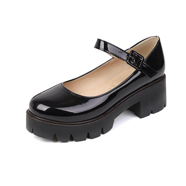 【並行輸入品】JOYSTRY Mary Jane Shoes for Women Girls, Bl...