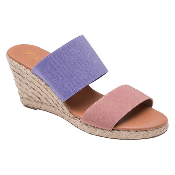 【並行輸入品】FOWT Women’s Espadrille Wedge Sandals Two S...