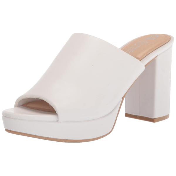 【並行輸入品】CL by Chinese Laundry レディース スムースヒールサンダル, ホワ...
