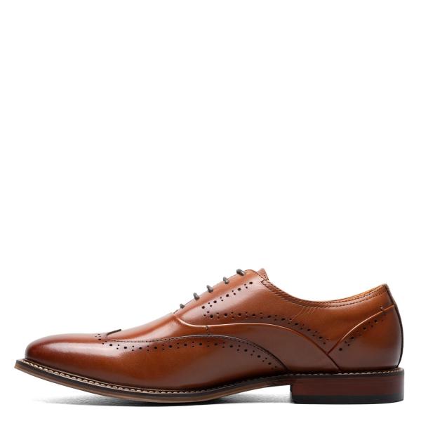 【並行輸入品】STACY ADAMS メンズ マッカーサー ウィングチップ オックスフォード, コニ...