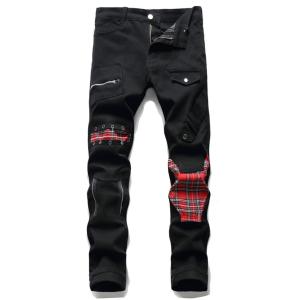 【並行輸入品】メンズコットンジーンズファッション...の商品画像