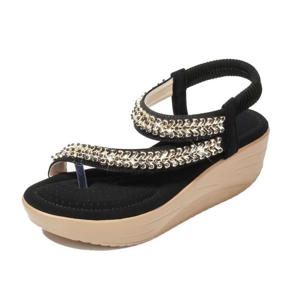 【並行輸入品】Women's Wedge Sandals Summer Comfortable Ca...