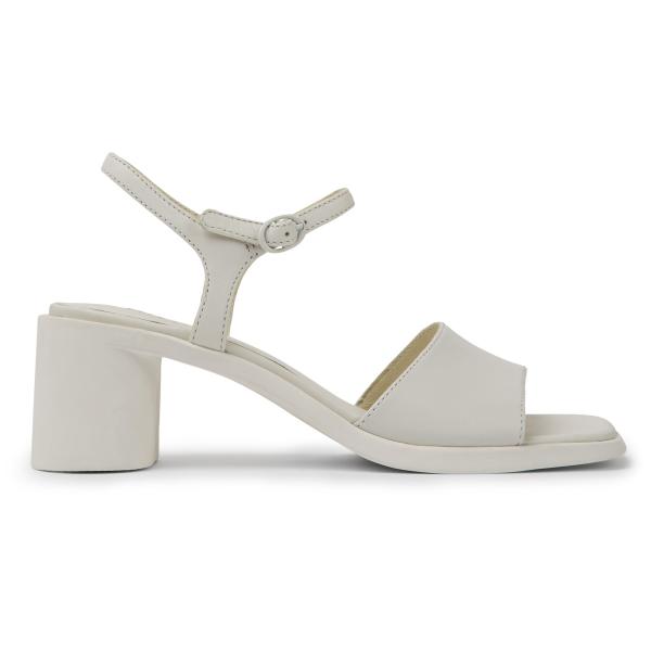 【並行輸入品】Camper レディース MEDA ヒールサンダル, ホワイト ナチュラル, 9 Ca...