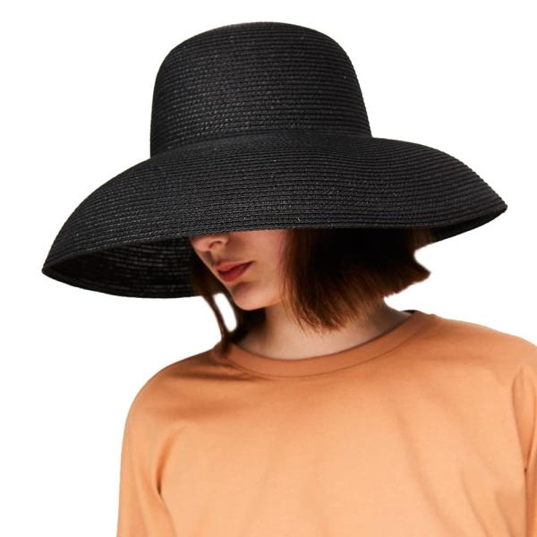 【並行輸入品】OHSHINE Women Wide Brim Straw Hat Beach Sun...