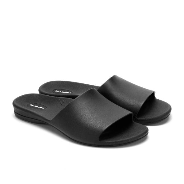【並行輸入品】OKABASHI Women's Cruise Slide Sandal (Black...