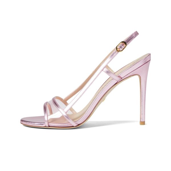 【並行輸入品】Stuart Weitzman Mondrian 100 サンダル, コットンキャンデ...