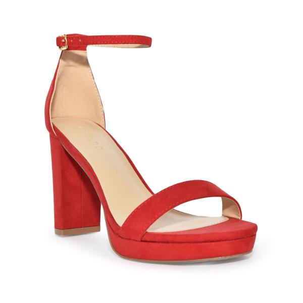 【並行輸入品】Wild Diva Women's Ankle Strap Platform 4" C...