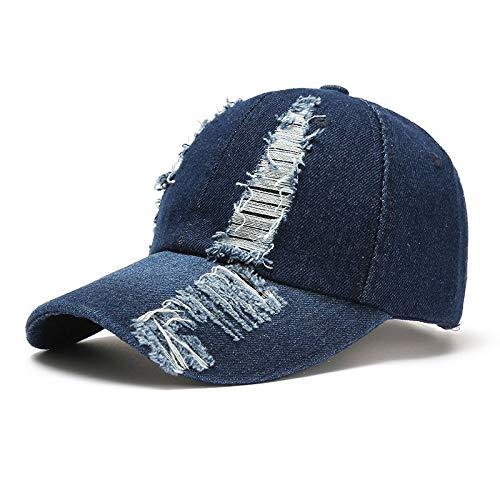 【並行輸入品】Vintage Distressed Jean Hat, Light Acid Was...