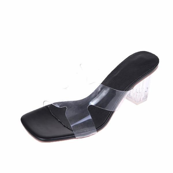 【並行輸入品】ZYZSTR Summer Women Sandals Peep Toe Transp...