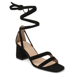 【並行輸入品】BCBGeneration レディース Deena レザー ドレッシー ドレスサンダル, ブラックスエード, 7.5 BCBGen