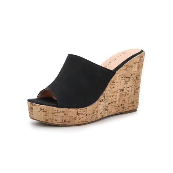 【並行輸入品】gloryinterest Wedge Sandals for Women Platf...