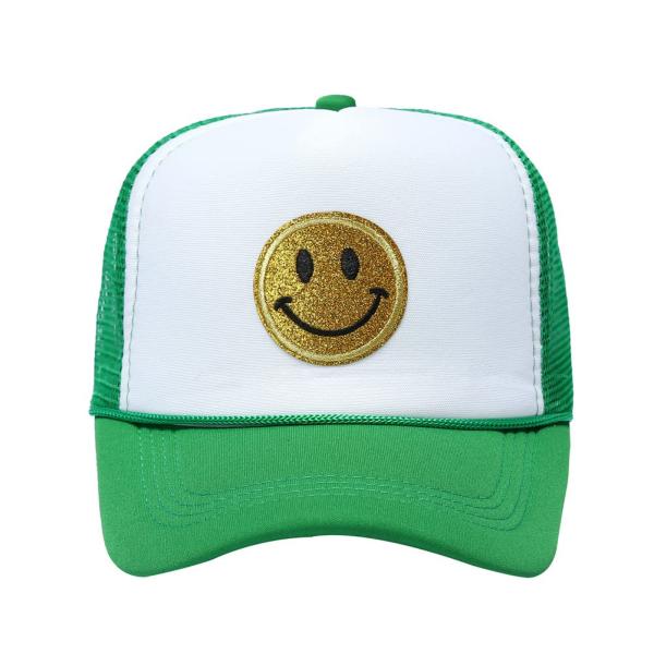 【並行輸入品】Lin Su Fashion Smile Face Sequins Baseball ...