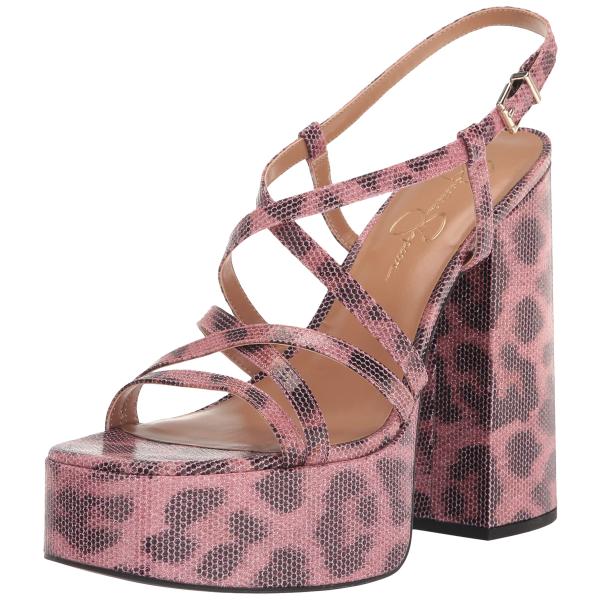 【並行輸入品】Jessica Simpson レディース Salih ブロックヒール プラットフォー...