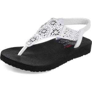 【並行輸入品】Skechers Women's, Meditation Utopia Garden Sandal White 6 M Ske