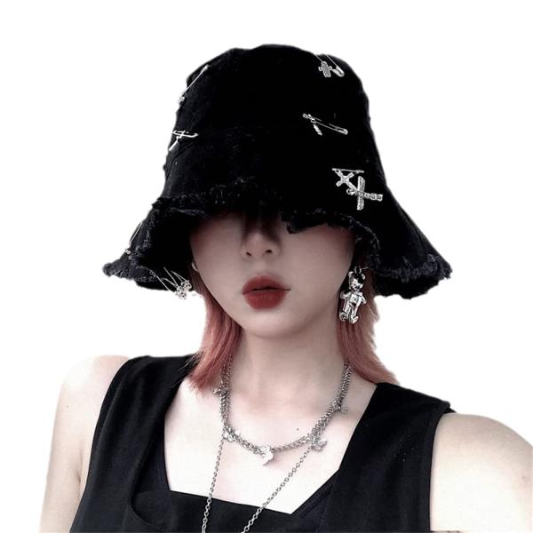 【並行輸入品】Gothic Harajuku Personality Raw Edge Cross ...